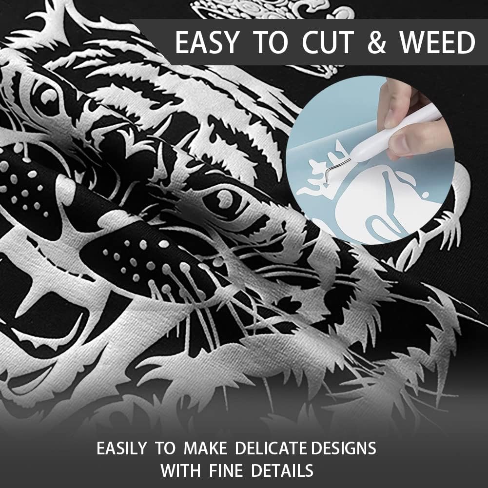 Tvinyl Warehouse Silver HTV Foil Heat Transfer Vinyl Roll 12" x 6FT for T-Shirt, Compatible with All Cutters