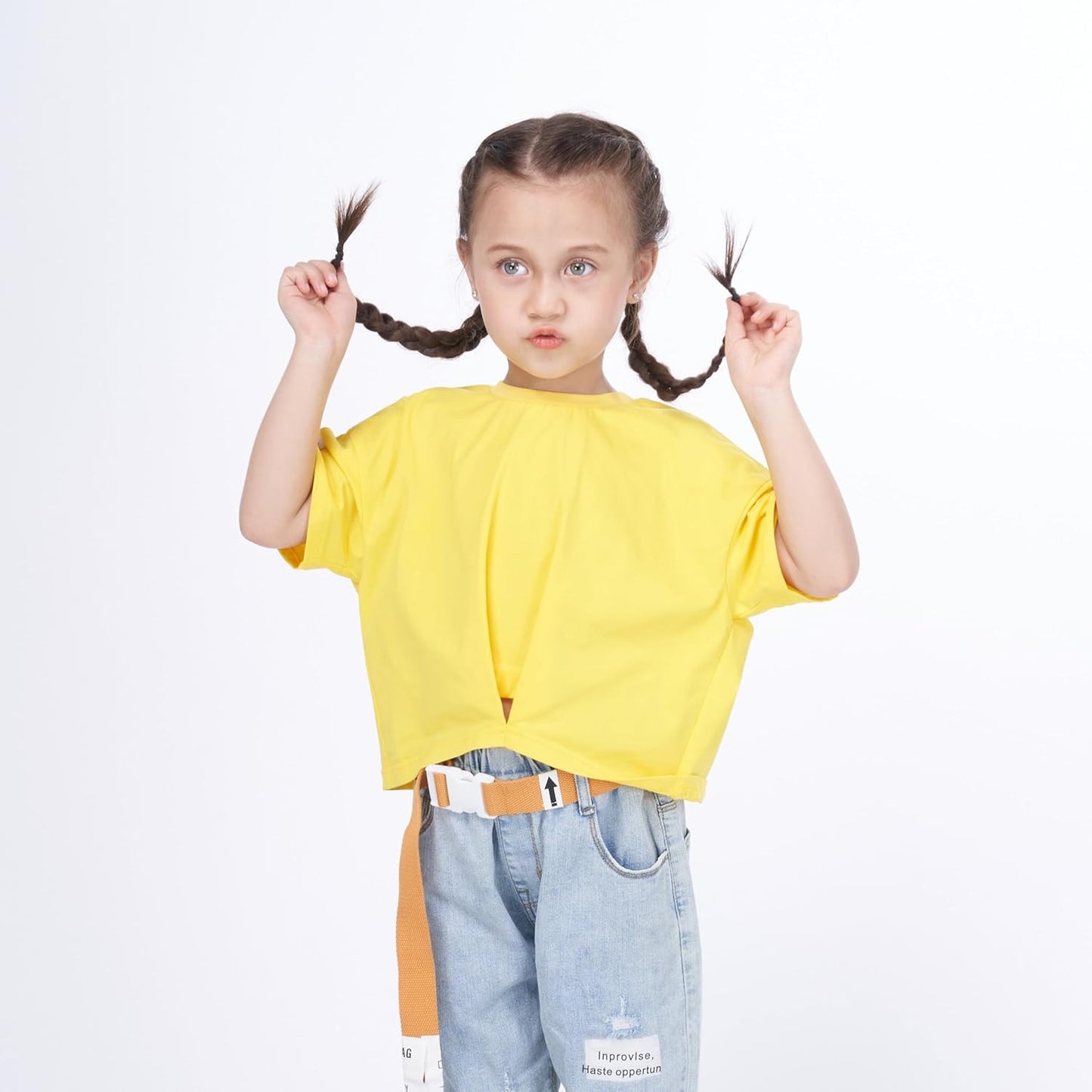 Seamless Photography Background Paper Roll, Blue Photo Paper Backdrop for Photography, Video and Streaming (Artic White, 53" x16')