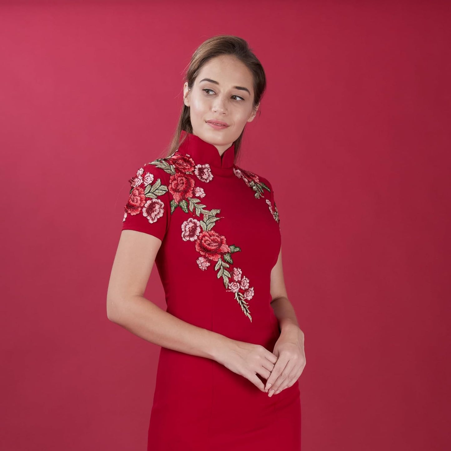 Seamless Photography Background Paper Roll, Blue Photo Paper Backdrop for Photography, Video and Streaming (Flame, 53" x16')