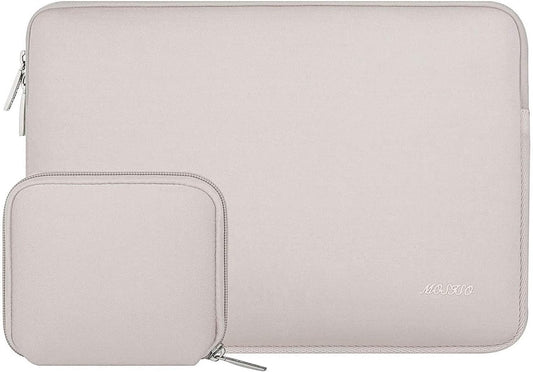 MOSISO Laptop Case 13.3 inch, 13-13.3 inch Laptop Sleeve Bag Compatible with MacBook Air/Pro 13/Pro 14 M5 M4 M3 M2 M1, HP Dell ASUS Lenovo, Neoprene Computer Sleeve Bag with Small Case, Rock Gray