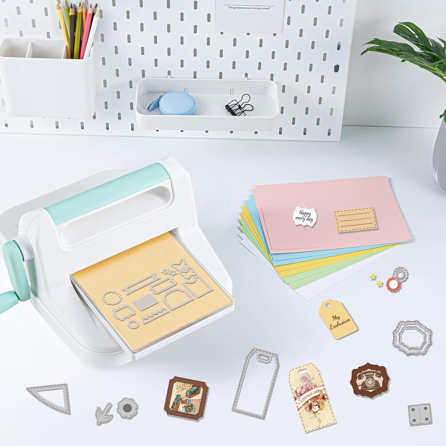 2PCS Folding Greeting Card Cutting Dies Metal Die Cuts for Card Making Label Embossing Template Dies Folding Frame Background Die Cuts Paper Craft DIY Template for Birthday Album Gift Decor