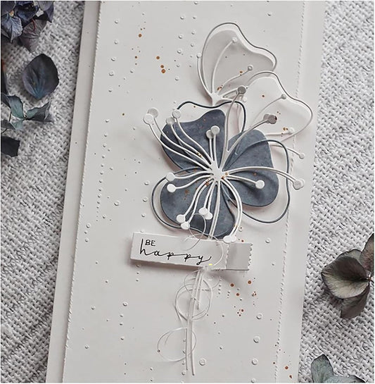 Lapoo Metal Cutting Die for Scrapbooking, 3D Backgrounds Frame New Cutting Dies DIY Album Card Making Decor Paper Craft Metal Die Cuts Party Wedding Decorations (Lotus Leaf A 4.8 x 3.6 in)