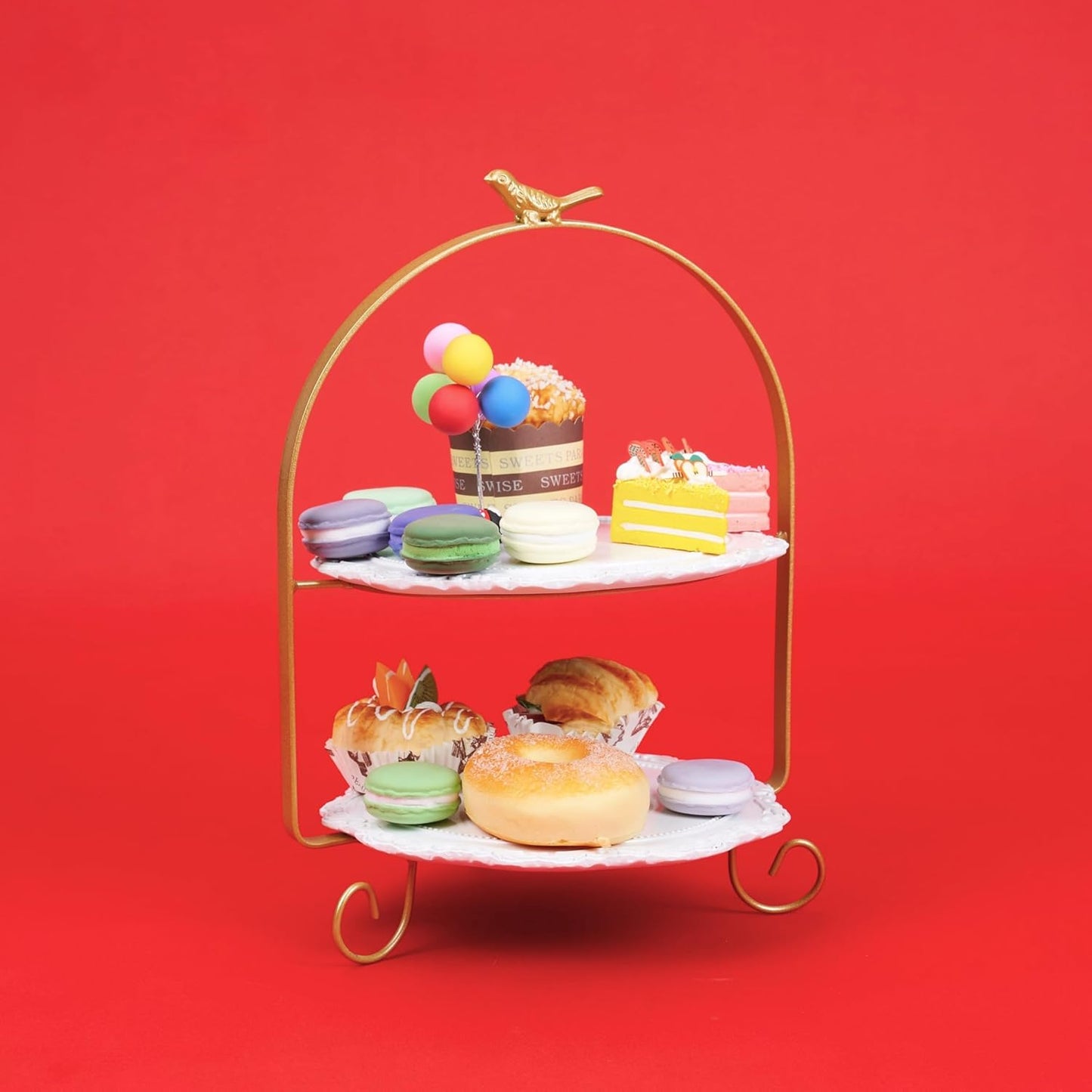 Seamless Photography Background Paper Roll, Blue Photo Paper Backdrop for Photography, Video and Streaming (Scarlet, 82" x16')