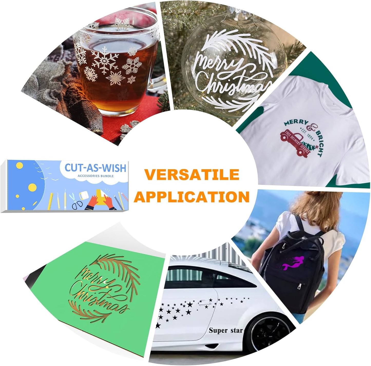 The All-in-One Accessories Bundle for Joy-Accessories and Supplies Include Card Kit,Vinyl Sheets,Joy Mat and Weeding Tools