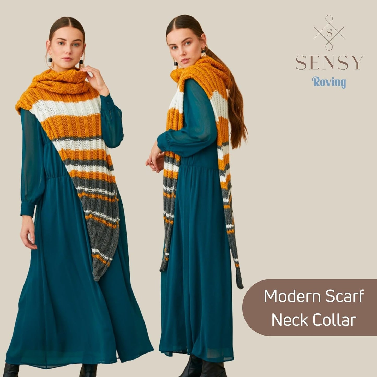 3 Skeins of Sensy Roving Yarn, 3.5 oz, 132 Yards, Gauge 5 Bulky (Plum)