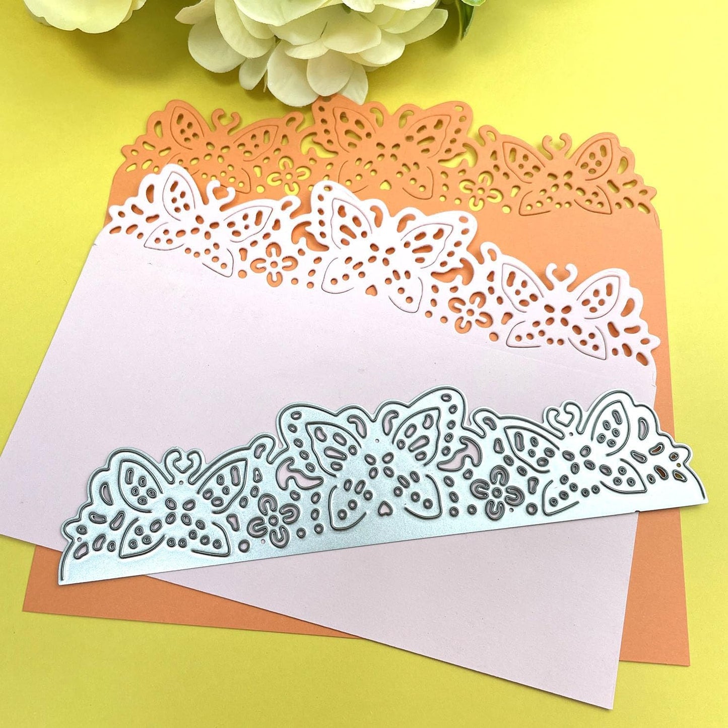 Lace Metal Cutting Dies Butterfly Lace Cut Die for Card Making DIY Scrapbooking Album Paper Decorative Stencil