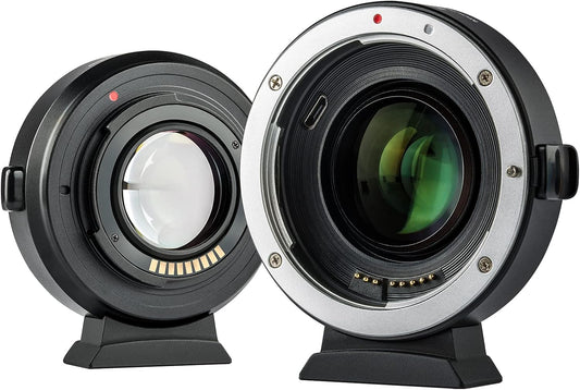 VILTROX EF-M2 Pro Lens Adapter 0.71x Auto Focus EF Lens to M4/3 Mount Adapter Compatible with Canon EF Lens to M4/3 Mount Camera GH4 GH5 GF8 GF9 GX8 GX85 G6 G7 E-M5 E-M10 E-PL7 E-PL8 E-P5 Pen-F