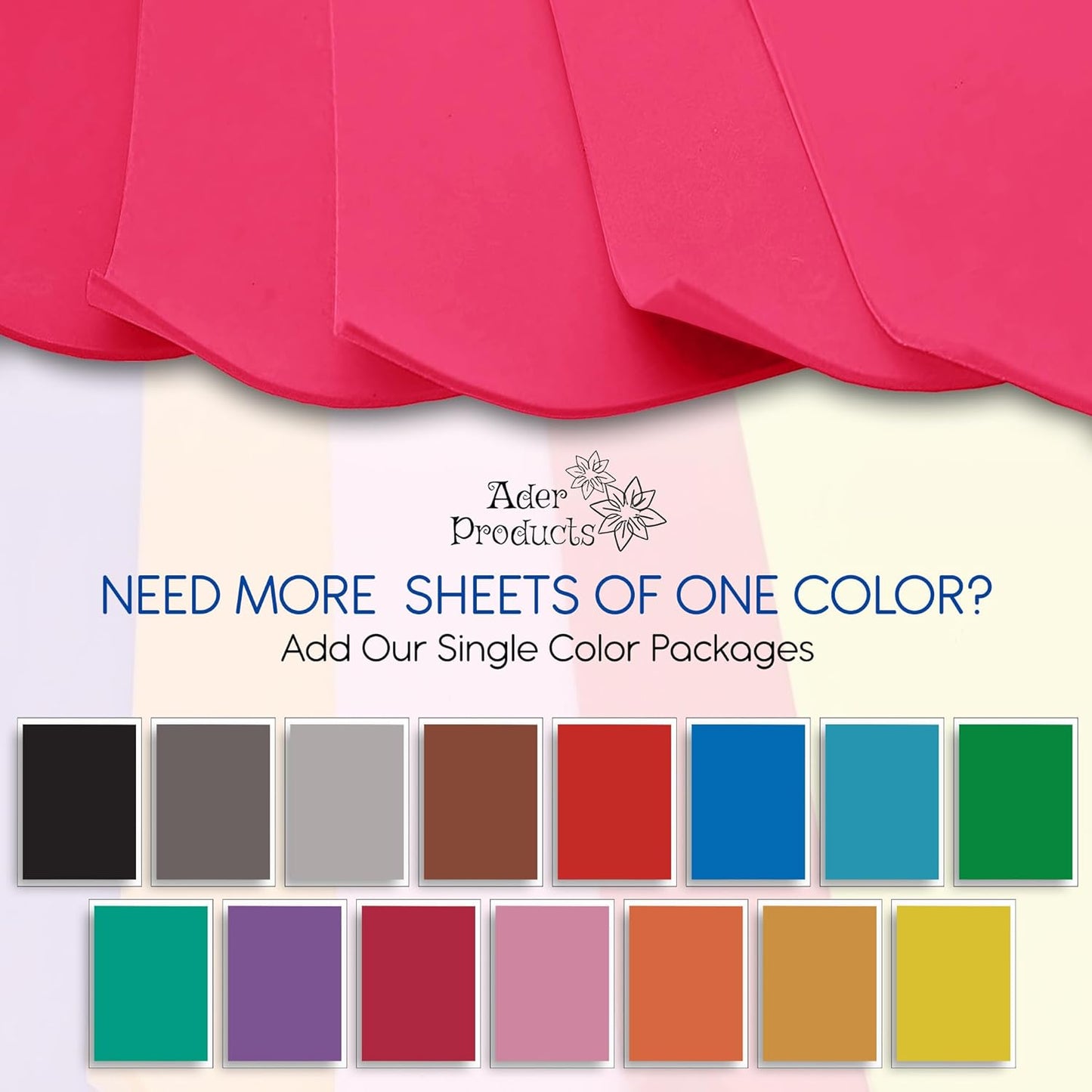 Hot Pink EVA Foam Sheets for Crafts, 9 x 12 Inch, 2mm Thickness, 15 Pack – Ideal for DIY Arts and Crafts, Foam Paper for Kids, Cosplay and Costumes