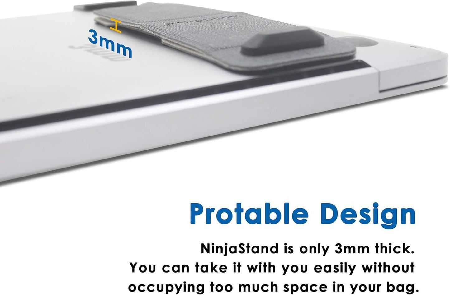 NinjaStand - Super Light / Thin / Portable Laptop Stand for 13" ~ 16" Laptops