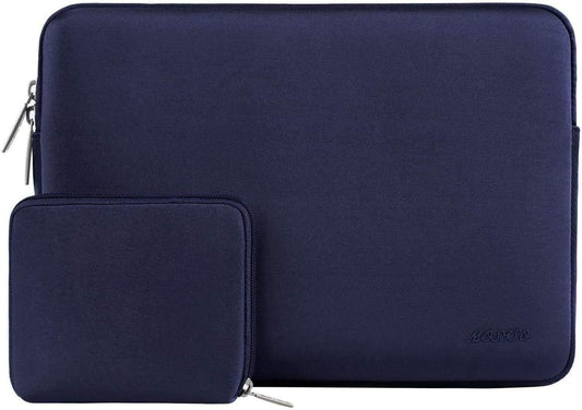 MOSISO Laptop Case 14 inch, 14 inch Laptop Sleeve Bag Compatible with HP Lenovo Dell ASUS Acer, HP Stream, Dell Latitude, Lenovo IdeaPad, Neoprene Computer Sleeve Bag with Small Case, Navy Blue