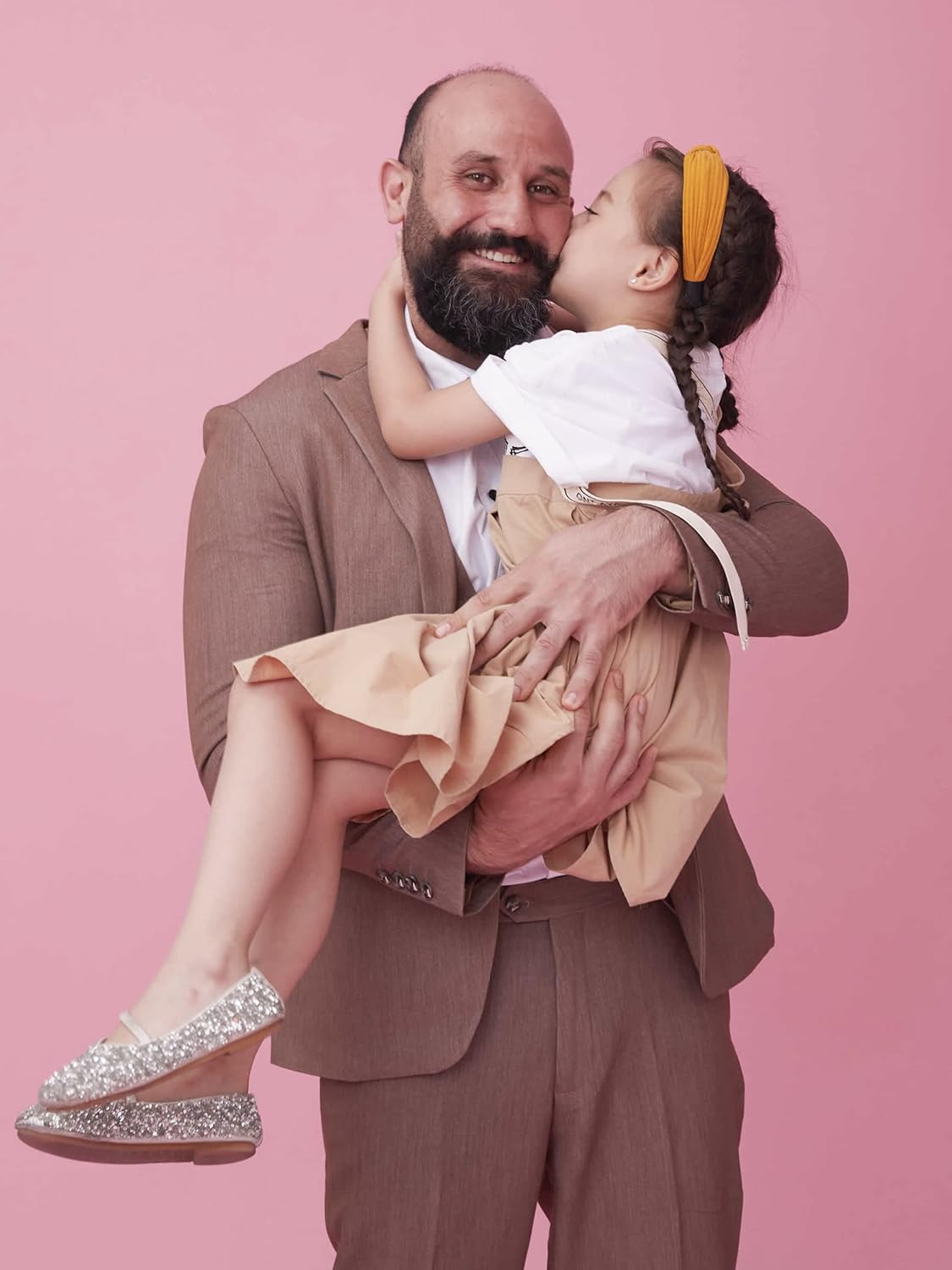 Seamless Photography Background Paper Roll, Pink Photo Paper Backdrop for Photography, Video and Streaming (107''x36' Carnation Pink)