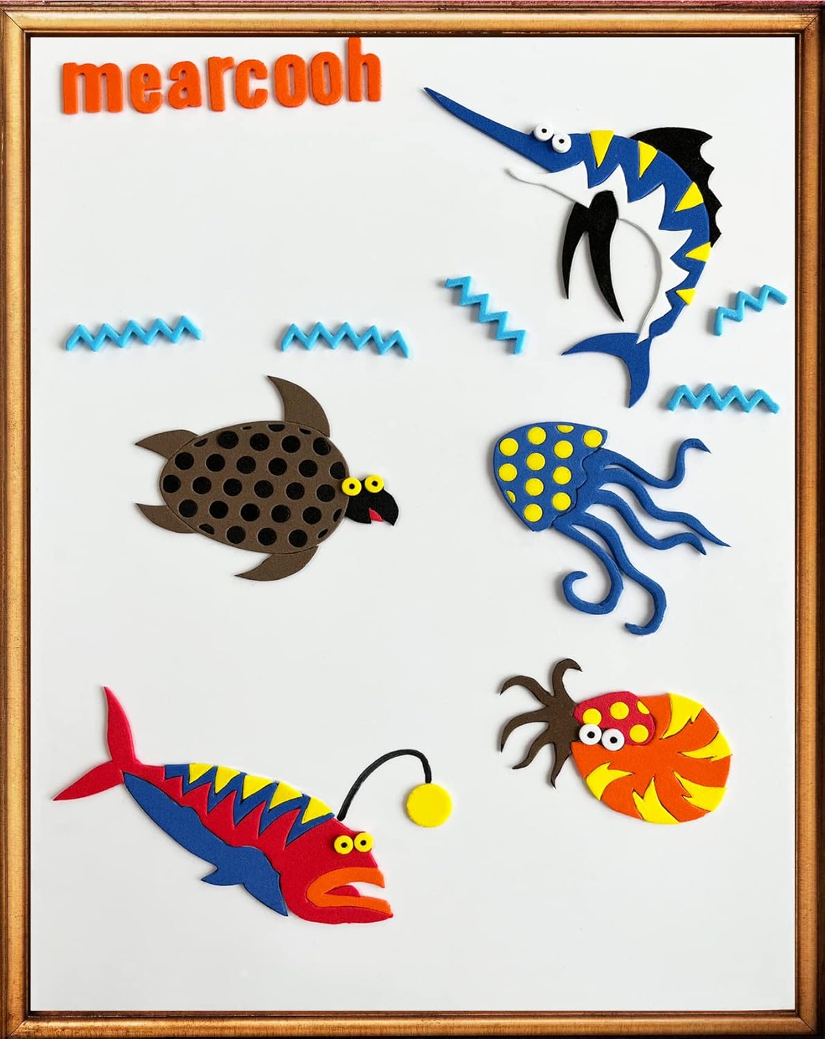 MEARCOOH Foam Sheets Crafts 9x12 Inch 10 Colors 2mm Eva Color Craft Foam Paper for Crafts Project Preschoolers Classroom Scrapbooking DIY Cosplay(10 Sheets)