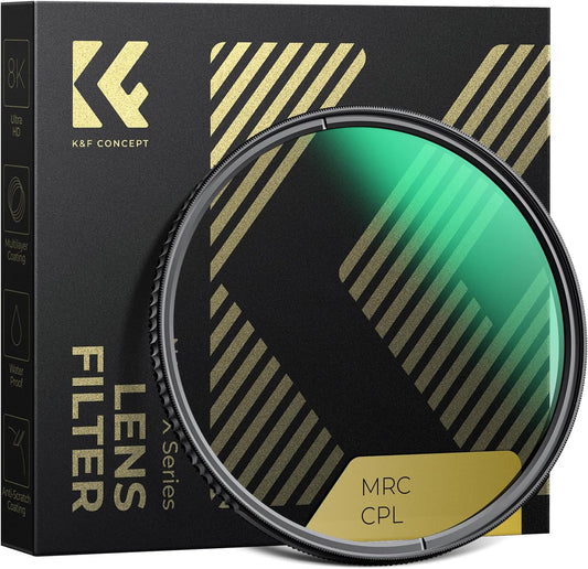 K&F Concept 43mm Circular Polarizers Filter Polarizing Filter 28 Multi-Layer Coated Super Slim High Definition CPL Lens Filter (Nano-X Series)