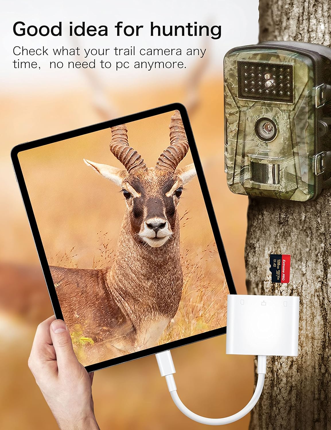 USB C SD Card Reader for iPhone 15/iPad/Mac, ChiaoPio USB C to SD CF, Type C Memory Card Adapter with Compact Flash/CF/SD/MicroSD Slots Compatible with iPad MacBook Pro/Air/Mini Mac Laptop