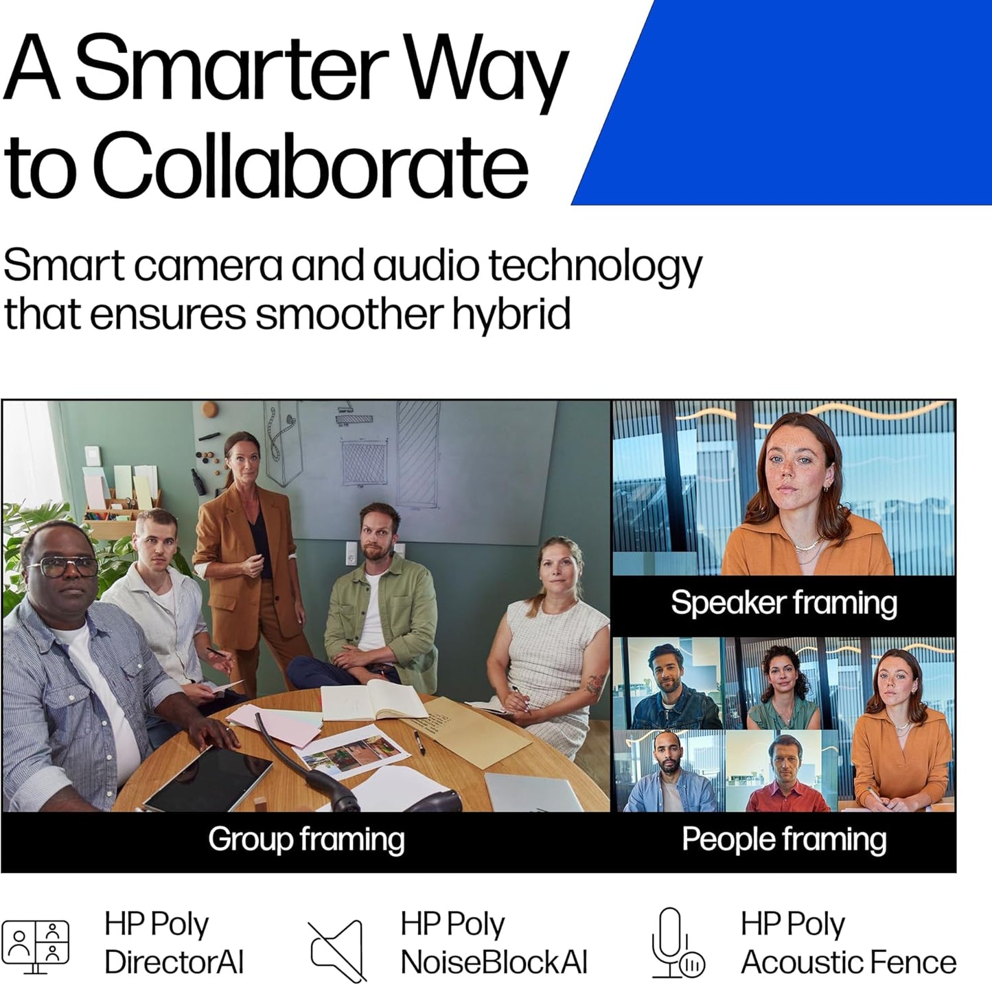 Poly Studio V12 – USB Video Bar for Small Rooms - 4K 20MP Camera, AI-Enhanced Audio, Noise Cancellation, Poly Lens Management - Microsoft Teams, Zoom & Google Meet Compatible - Thoughtfully Made