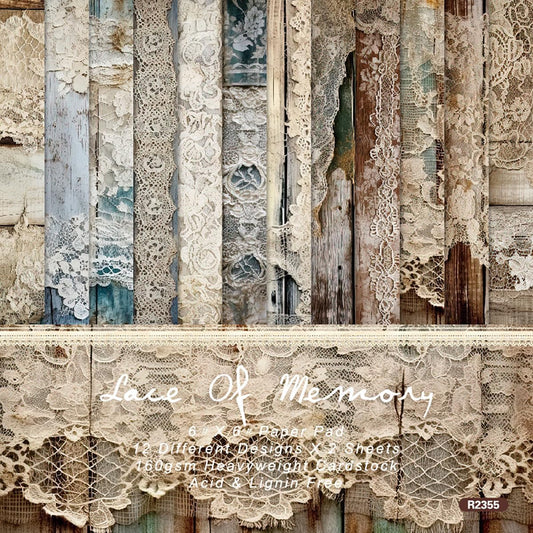 YASMEN Scrapbook Paper Pad 6"6" - 24Pcs Scrapbooking Supplies Kit, Single-Sided Patterned Cardstock Pads for Card Making, Designer Planner Journals, Background Borders, Greeting Cards, Junk Journal