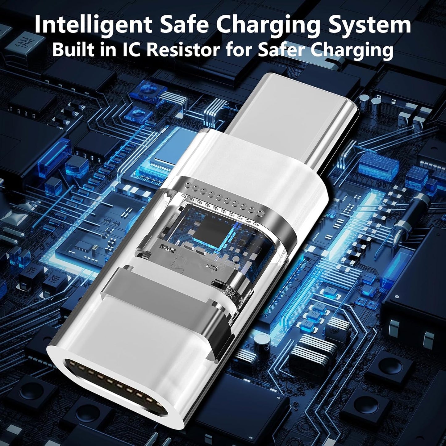 [Apple MFi Certified] Lightning to USB-C Adapter, Stuffcool 4Pack Lightning Female to Type-C Male Digital Connector PD 35W Type-C Fast Charging for iPhone 17/17 Air/17 Pro/17 Pro Max/16/16 Pro/15/iPad