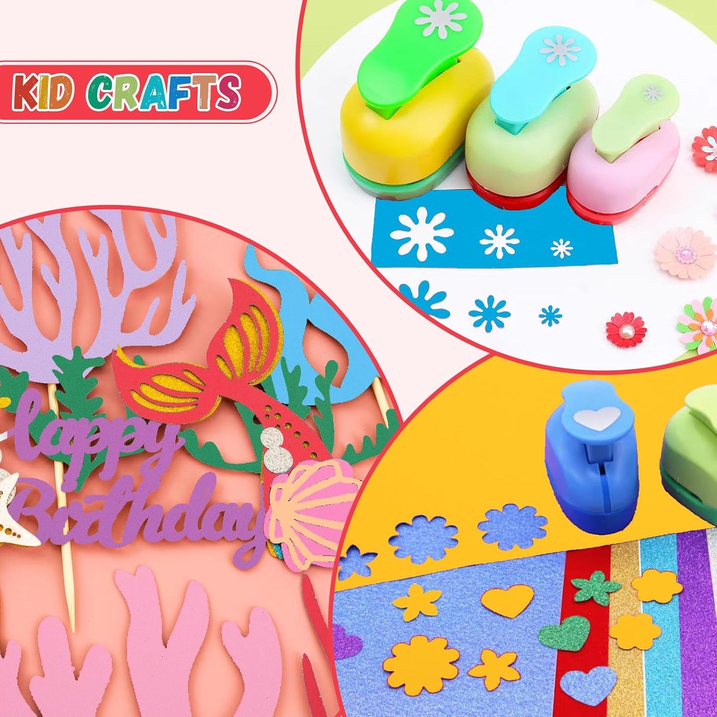 10 Pack Foam Sheets Craft 8 x 12 inch, Eva Color Foam Paper for Art Crafts Projects, Classrooms Scrapbook Gift DIY Cutters Card Party Decoration (Ivory)