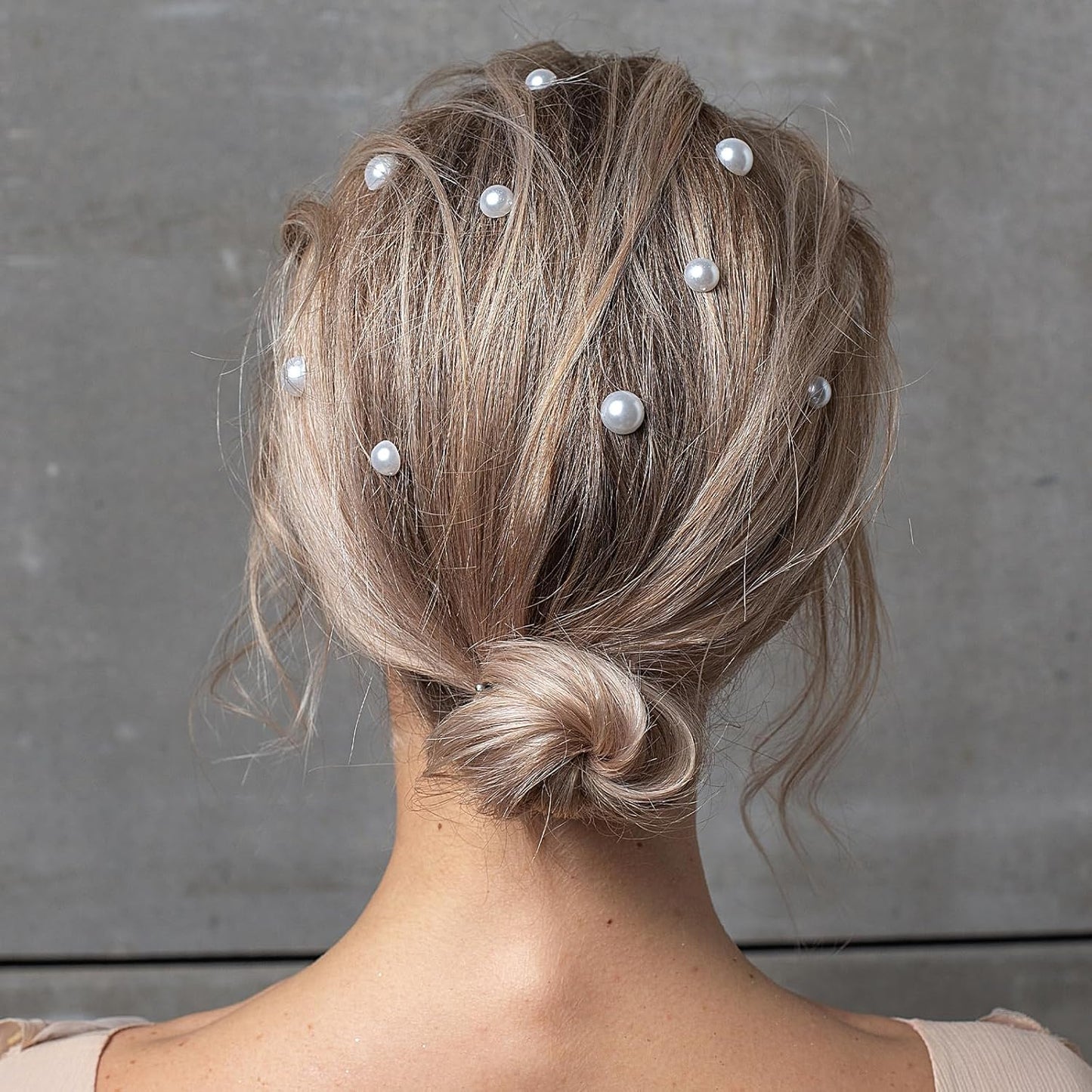 Buylorco 2000+pcs 12 Sheets Self Adhesive Pearl Stickers for Hair, Face, Makeup, Eye, Nail, Crafts, 3mm, 4mm, 5mm, 6mm (White)