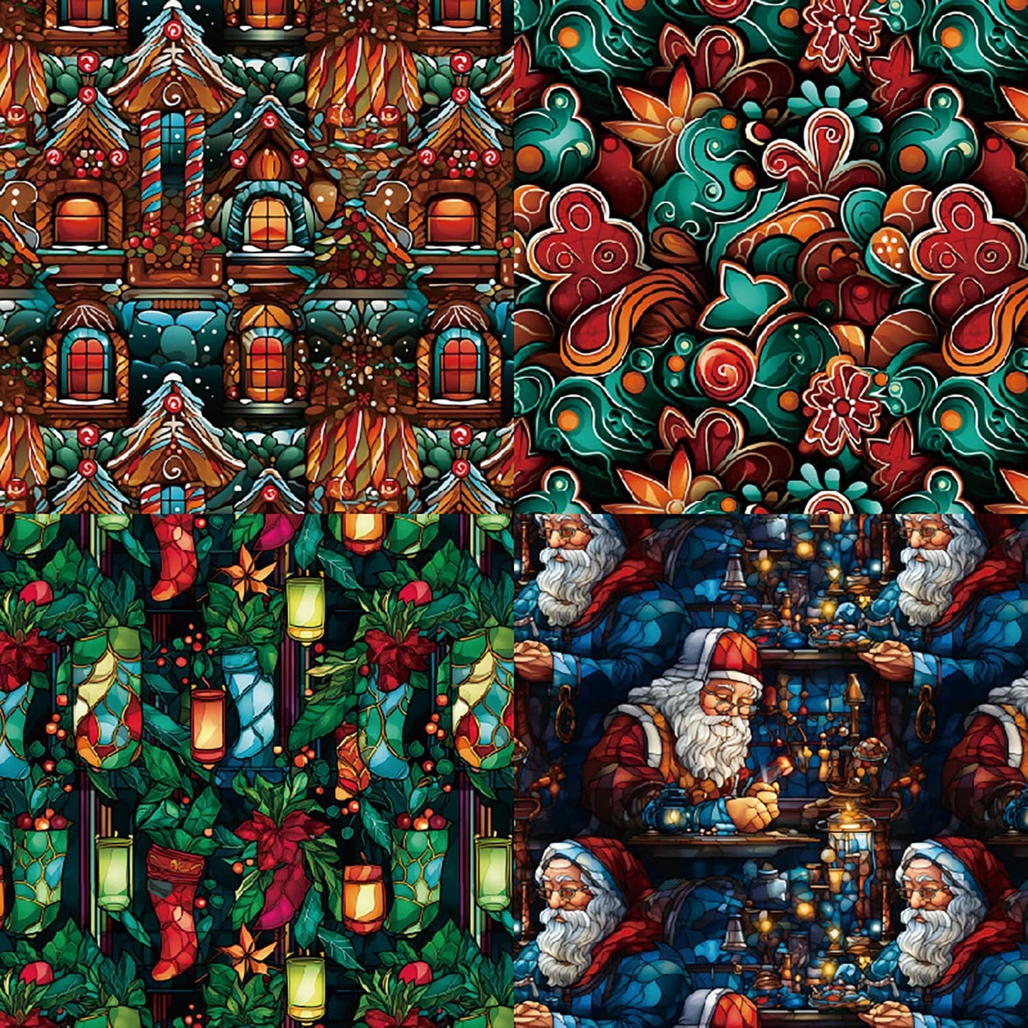 YASMEN 6"x6" Scrapbook Paper Pad - 24 Sheets of Patterned Cardstock for Card Making, Scrapbooking, Junk Journal, DIY Gift Cards - Single-Sided Decopodge Decorative Craft Paper