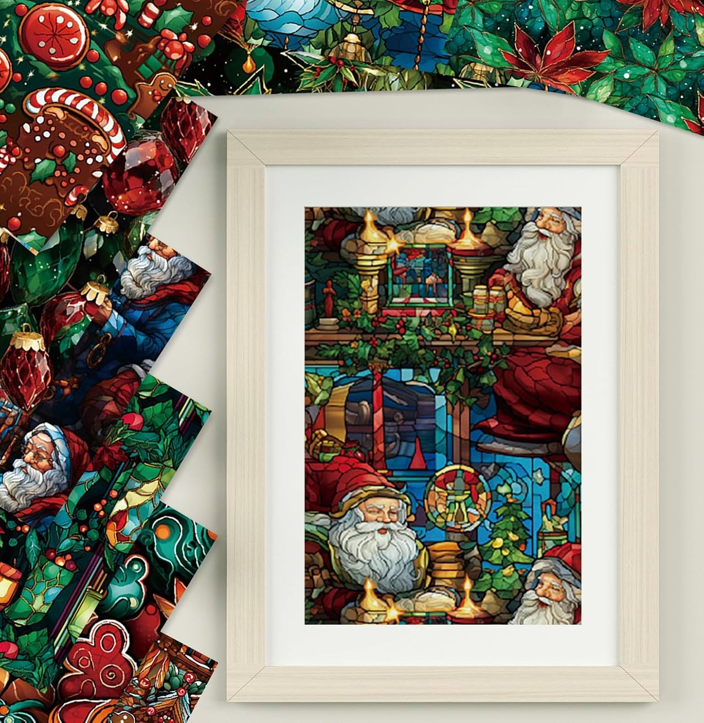 YASMEN 6"x6" Scrapbook Paper Pad - 24 Sheets of Patterned Cardstock for Card Making, Scrapbooking, Junk Journal, DIY Gift Cards - Single-Sided Decopodge Decorative Craft Paper