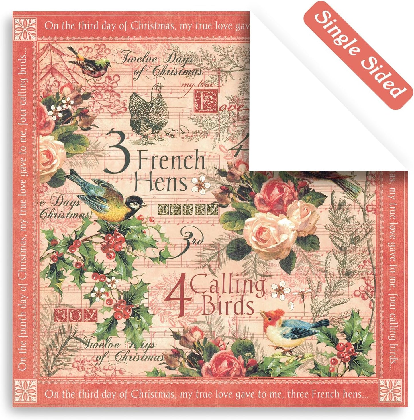 48 Sheets 24 Designs Scrapbook Paper Pad, 6"×6" Single-Sided Decopodge Craft Cardstock Paper,Scrapbooking DIY Decorative Background Cardmaking Supplies.Carols&Datura