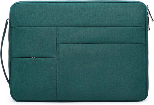 HYZUO 15-16 Inch Laptop Sleeve Bag for MacBook Pro 16 M4/M3/M2/M1 2025-2019, 15" Surface Book, Portable NoteBook Case for 15" 15.6" HP Dell Lenovo ThinkBook Asus Acer Samsung HUAWEI, Dark Green