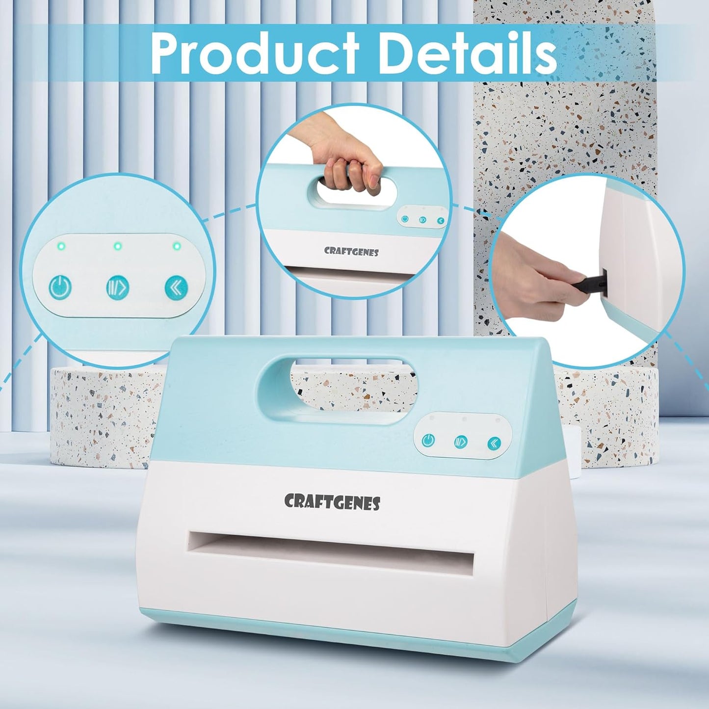 Electric Die Cut Machine for Starter Kit, 9 inch Opening Electric Embossing Machine for Art & Craft, Cardmaking, Scrapbooking, Fabric