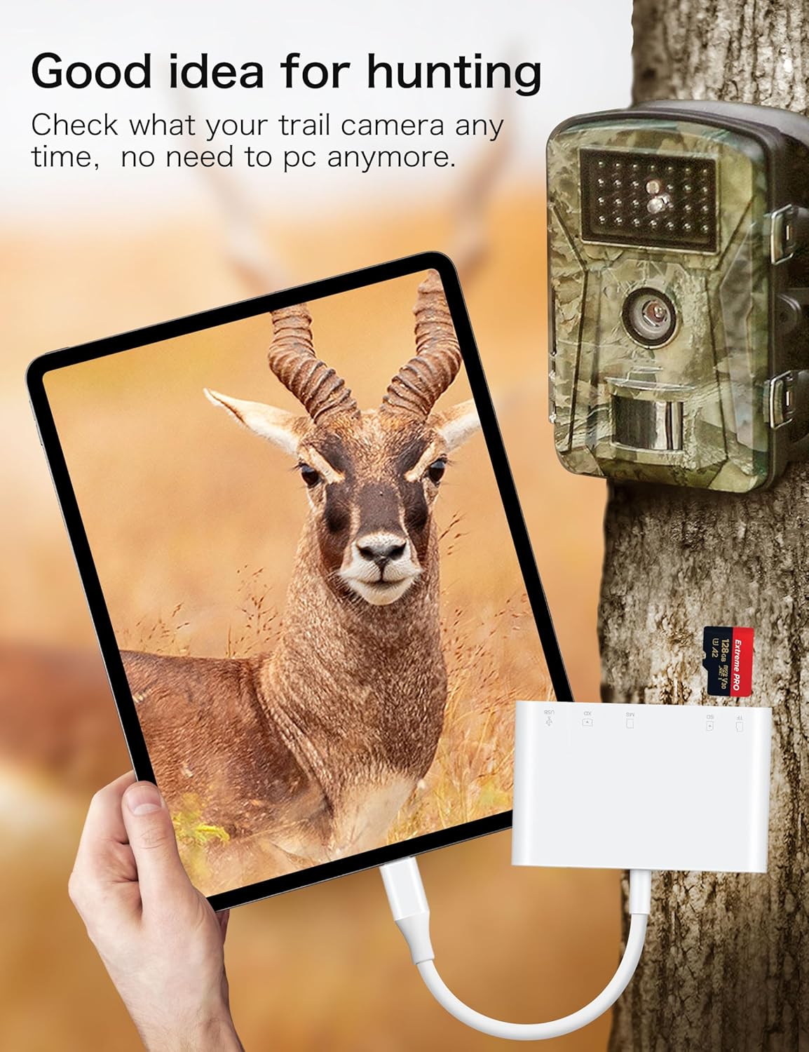 USB C SD Card Reader, 5 in 1 USB-C to Memory Card Adapter with SD MicroSD MS Memory Stick XD Picture Slots & USB Female Port Compatible with iPhone 15 iPad Mac MacBook Pro/Air/Mini Laptop