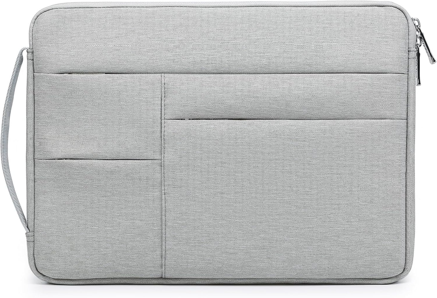 HYZUO 14-15 Inch Laptop Sleeve Bag for MacBook Air 15 M4 M3 M2, MacBook Pro 15, 15" Surface Laptop, XPS 14/15 Plus, Portable NoteBook Case for 14" HP Dell Lenovo ThinkPad Acer, Light Gray