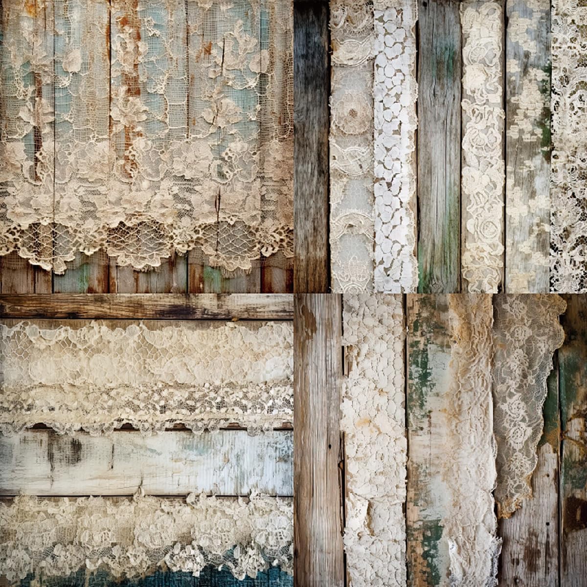 YASMEN Scrapbook Paper Pad 6"6" - 24Pcs Scrapbooking Supplies Kit, Single-Sided Patterned Cardstock Pads for Card Making, Designer Planner Journals, Background Borders, Greeting Cards, Junk Journal