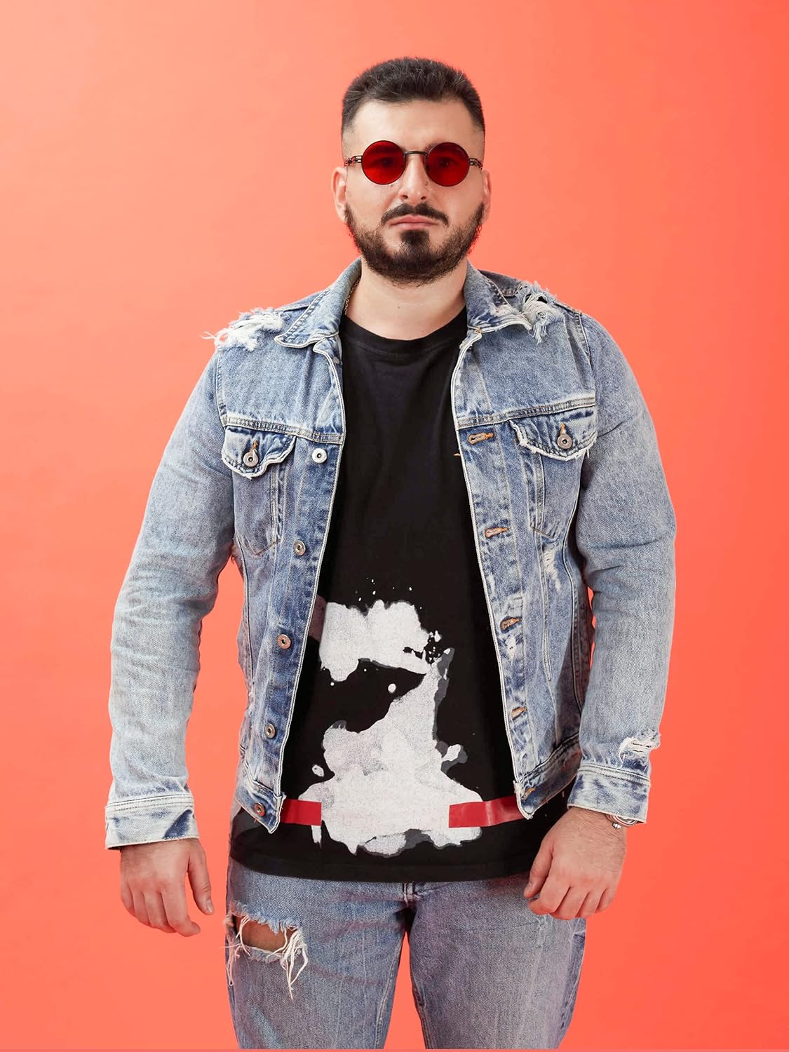 Seamless Photography Background Paper Roll, Orange Photo Paper Backdrop for Photography, Video and Streaming (53''x16 'Bright Orange)