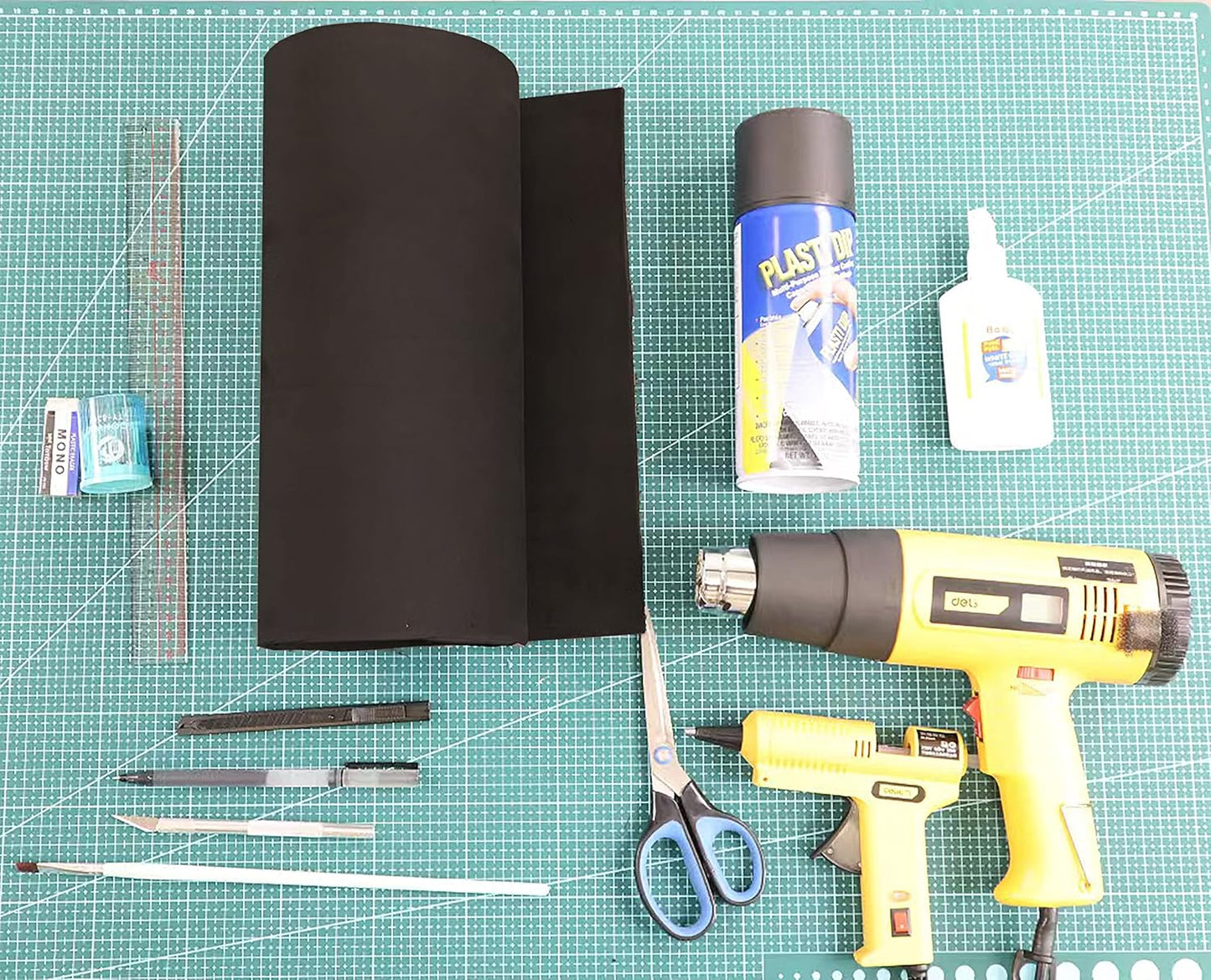 EVA Foam 2mm-10mm 13.7"×39" Craft Foam Sheet 74 kg/m³ Cosplay Foam for Craft Model Cosplay 4mm