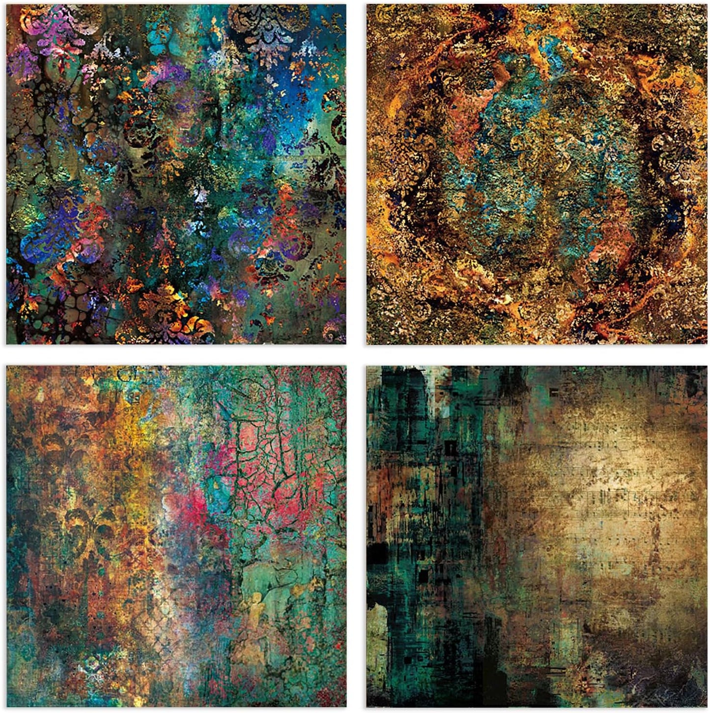 Scrapbook Paper Pad, 24 Sheets Mixture Colored Paper, 6"×6” Holiday Pattern Cardstock Paper Assorted Colors, Scrapbooking Supplies Paper for Junk Journal Craft DIY Photo Album Cottagecore Room Décor